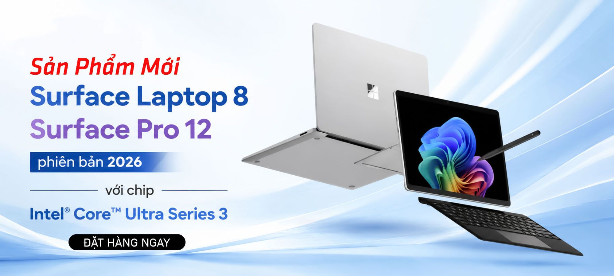 Surface Laptop 8 và Surface Pro 12 2026 chính thức ra mắt