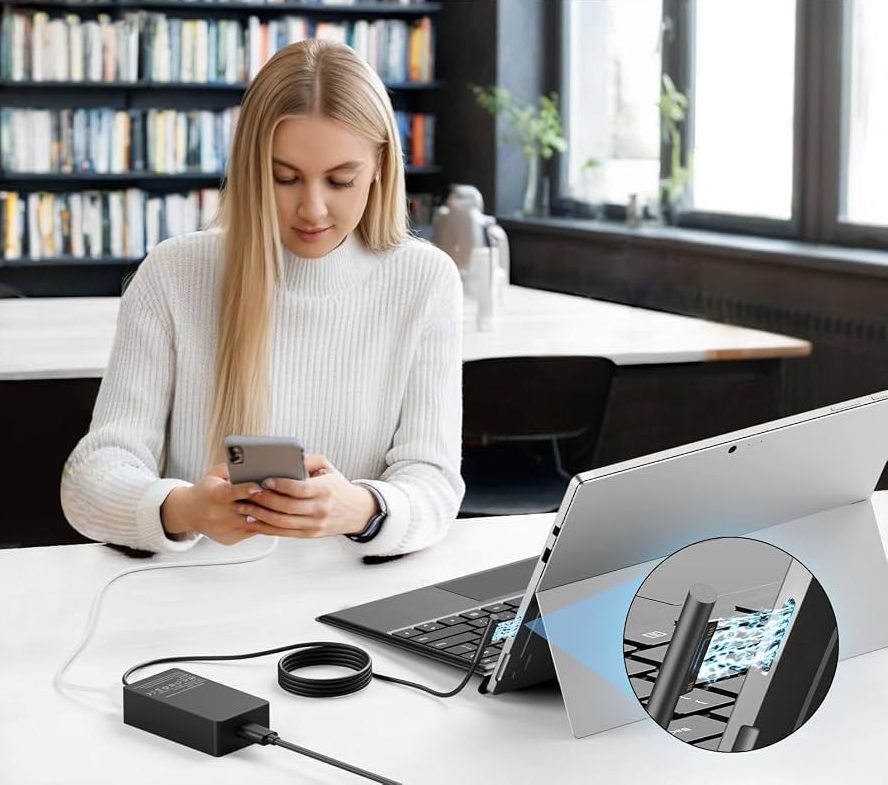 Surface Pro có dùng chung một bộ sạc không