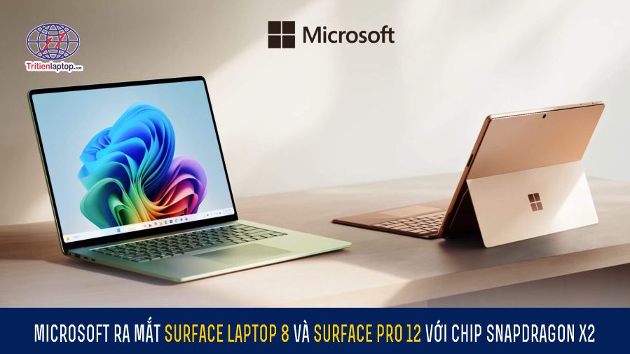 Microsoft ra mắt Surface Pro 12 và Surface Laptop 8 mới với nâng cấp đồ họa mạnh mẽ từ bộ vi xử lý Snapdragon X2 10 Microsoft ra mắt Surface Pro 12 và Surface Laptop 8 mới