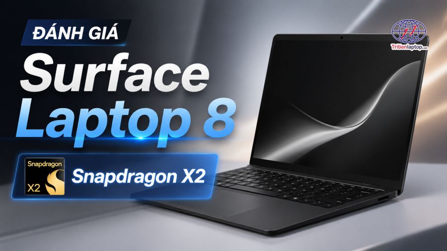 Đánh giá Surface Laptop 8 Snapdragon X2
