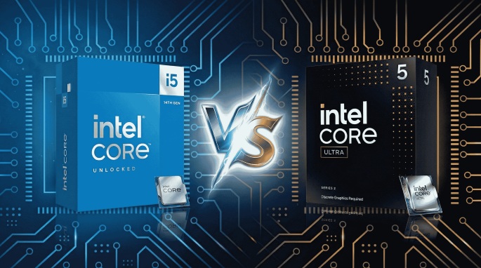 So sánh Intel Core Ultra 5 và Core i5