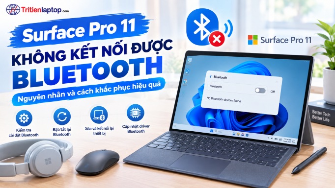Surface Pro 11 không kết nối được Bluetooth? 10 cách khắc phục hiệu quả