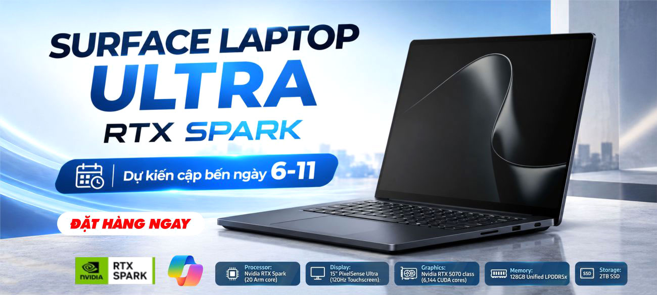 Đặt hàng ngay Surface Laptop Ultra 2026